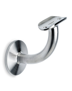 Leuninghouder Selma voor buis &Oslash; 38,1 mm zamak RVS look