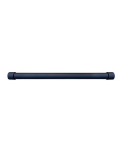 RVS garderobestang 42,4 mm blind fijnstructuur zwart