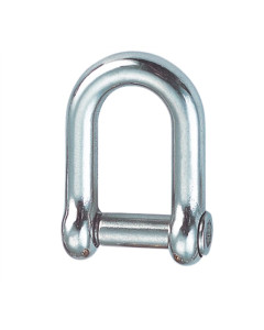 D-sluiting met binnenzeskant 5 mm RVS-316