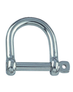 D-sluiting breed 5 mm RVS-316