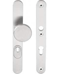 Massieve veiligheidsschilden met kerntrekbeveiliging BASICS LB60-28KT knop/kruk SKG*** PC92 mat RVS