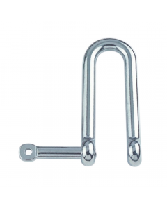 D-sluiting lang met onverliesbare pen 5 mm RVS-316