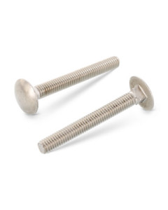 Slotbout M8 x 20 mm DIN 603 RVS A2-70 per stuk