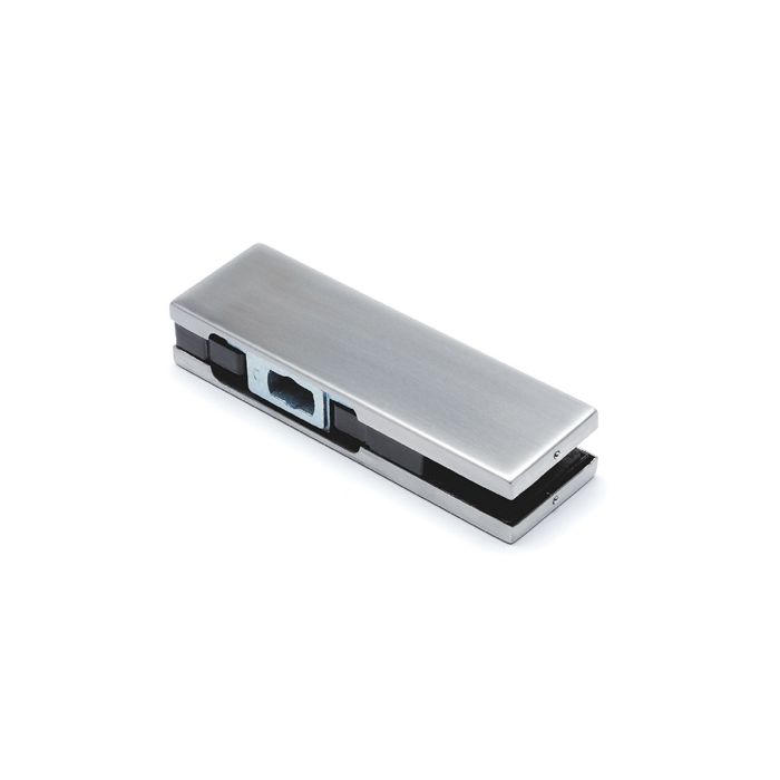 Glasplaatdrager Malu voor glasdikte 6-10 mm zamak chroom look