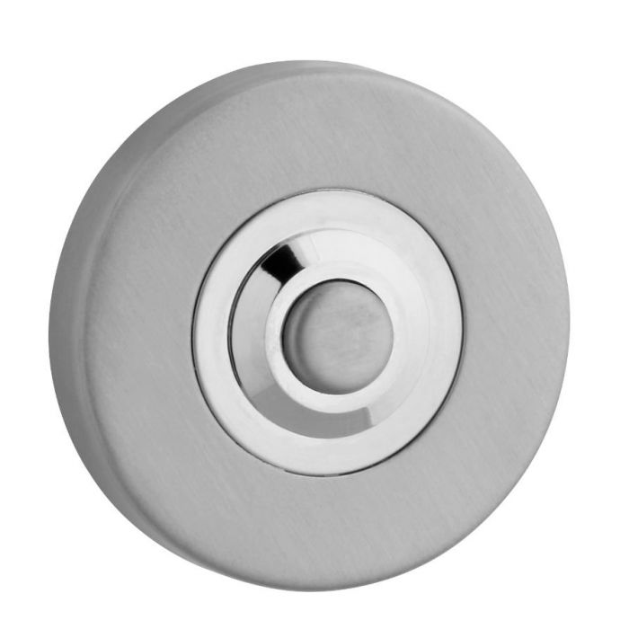Beldrukker rond 45mm met BIOV coating White Pearl